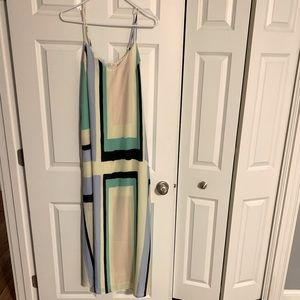 Multi color flowy maxi